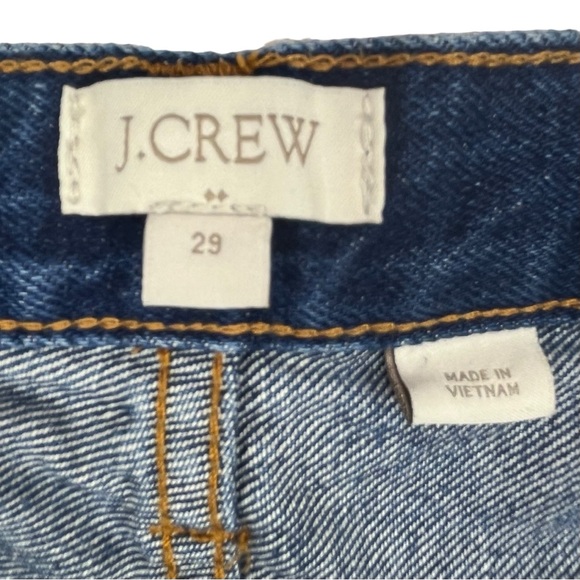 J Crew Factory Women’s 29 Boyfriend Fit Whiskered Blue Jeans Zipper Fly‎ F4485 - Picture 8 of 9